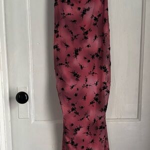 Wild Fable Women's XL Flocked Mesh Midi Slip Dress